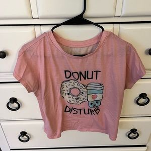 Size small donut disturb pj shorts set!